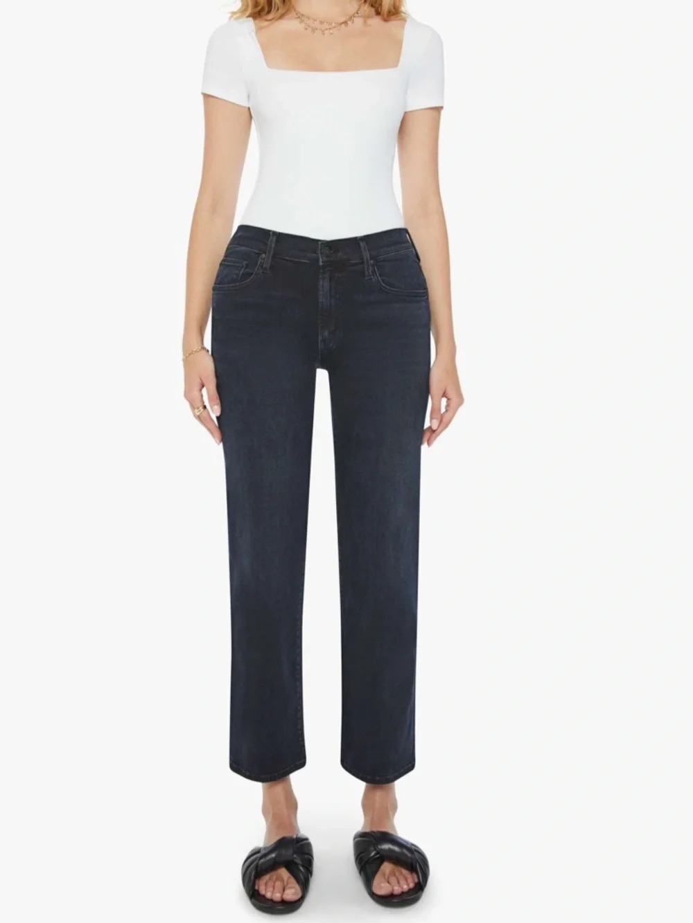 MOTHER Denim The Rambler Ankle Jeans in Not Guilty Wash New!